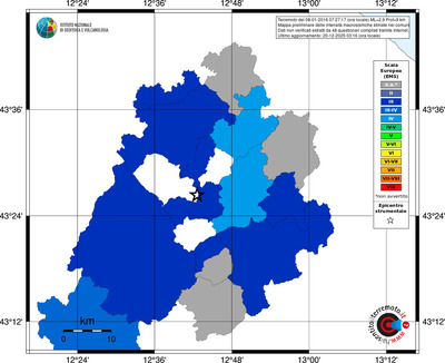 Mappa EMS - territori comuni