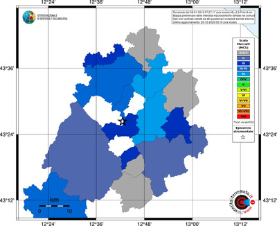 Mappa MCS - territori comuni