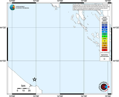 Mappa EMS - territori località