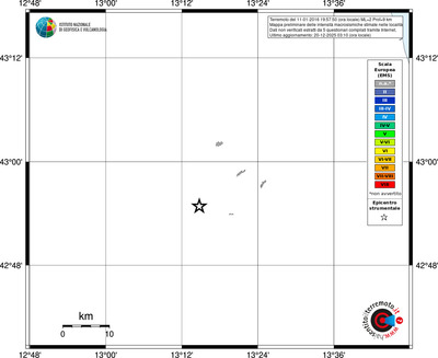 Mappa EMS - territori località