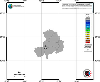 Mappa EMS - territori comuni