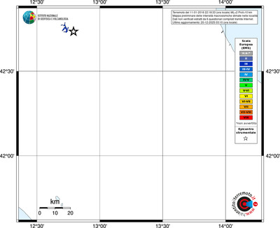 Mappa EMS - territori località