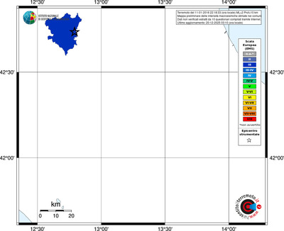 Mappa EMS - territori comuni