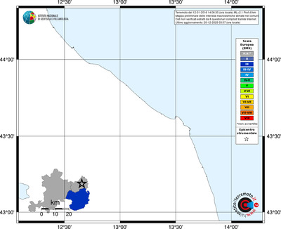 Mappa EMS - territori comuni