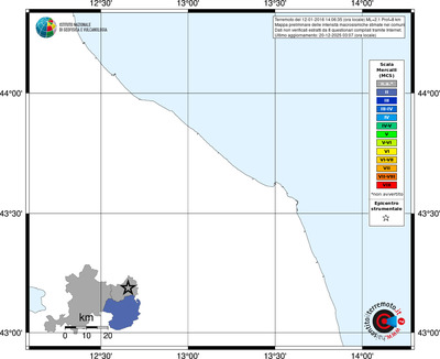 Mappa MCS - territori comuni