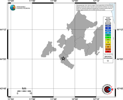 Mappa MCS - territori comuni