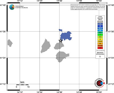 Mappa MCS - territori comuni