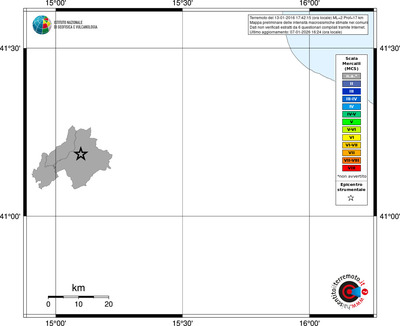 Mappa MCS - territori comuni
