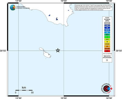 Mappa EMS - territori località