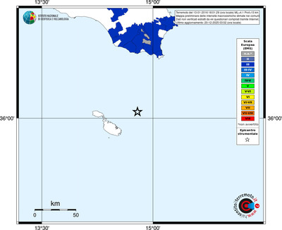 Mappa EMS - territori comuni