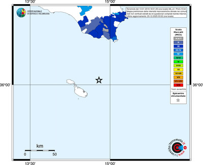 Mappa MCS - territori comuni