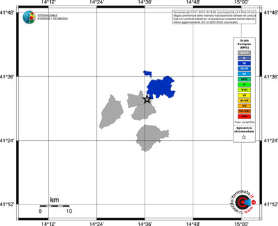 Mappa EMS - territori comuni