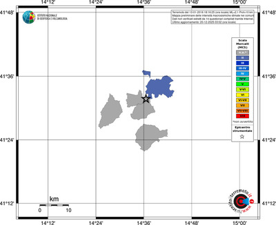 Mappa MCS - territori comuni