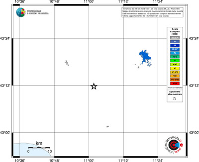 Mappa EMS - territori località