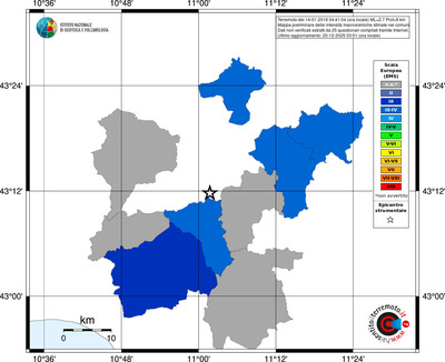 Mappa EMS - territori comuni