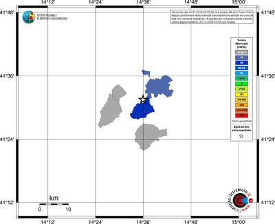 Mappa MCS - territori comuni