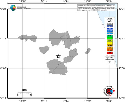 Mappa EMS - territori comuni
