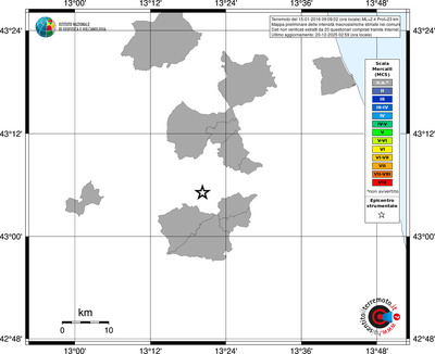 Mappa MCS - territori comuni