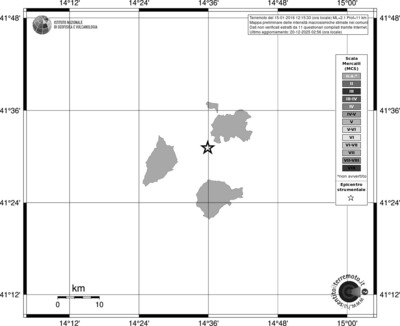 Mappa MCS - territori comuni
