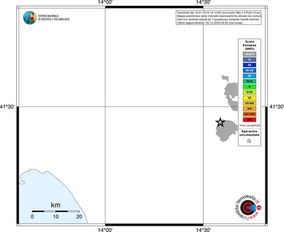Mappa EMS - territori comuni