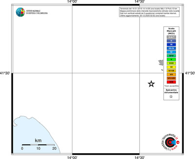 Mappa MCS - territori località