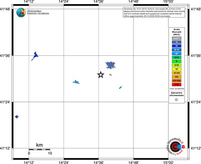 Mappa MCS - territori località