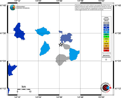Mappa MCS - territori comuni