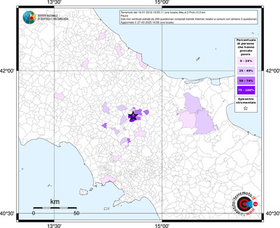 Mappa effetto tematico riferita ai limiti comunali