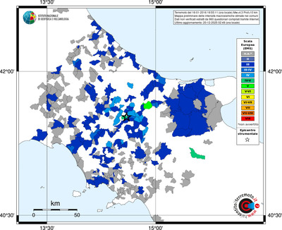 Mappa EMS - territori comuni