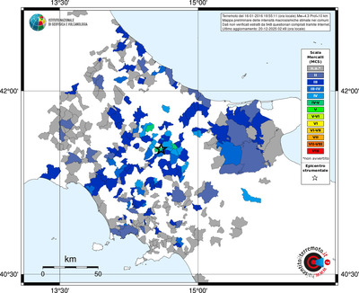 Mappa MCS - territori comuni