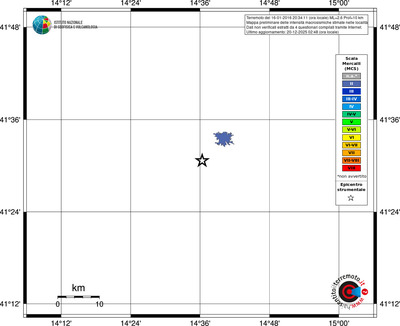 Mappa MCS - territori località