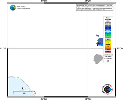 Mappa MCS - territori comuni
