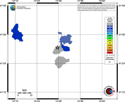Mappa MCS - territori comuni