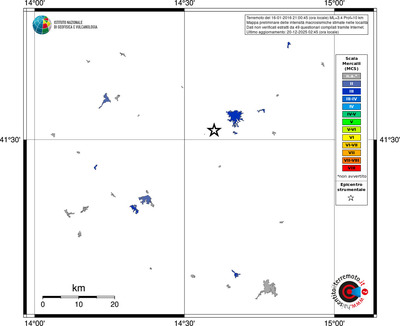 Mappa MCS - territori località