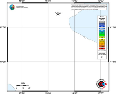 Mappa EMS - territori località