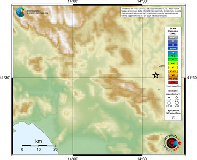 Mappa EMS - località