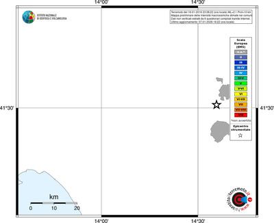 Mappa EMS - territori comuni