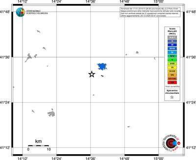 Mappa MCS - territori località