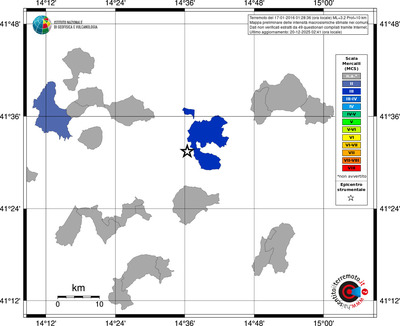 Mappa MCS - territori comuni