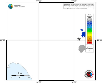 Mappa EMS - territori comuni