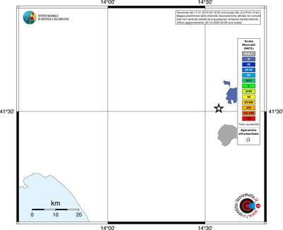 Mappa MCS - territori comuni