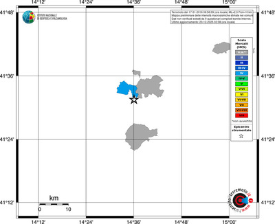 Mappa MCS - territori comuni