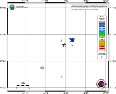 Mappa MCS - territori località