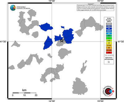 Mappa EMS - territori comuni