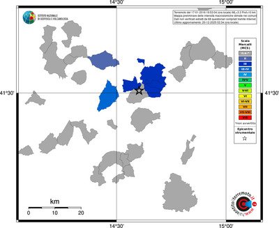 Mappa MCS - territori comuni