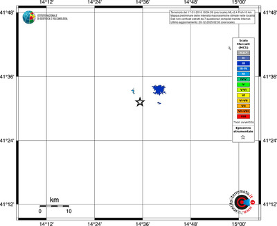 Mappa MCS - territori località