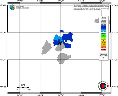 Mappa MCS - territori comuni