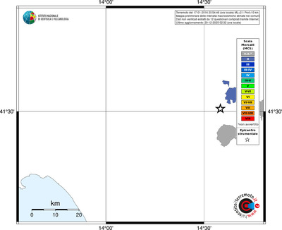 Mappa MCS - territori comuni