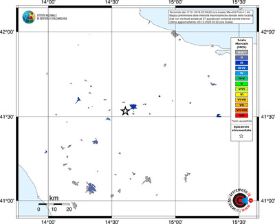 Mappa MCS - territori località