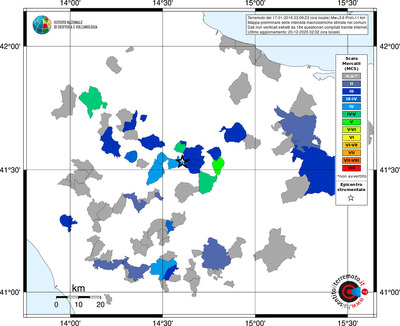 Mappa MCS - territori comuni